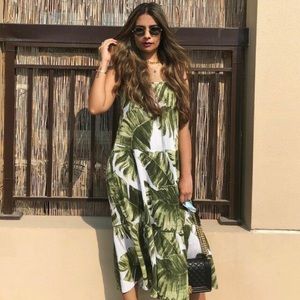 H&M Tropical Maxi Dress NWT